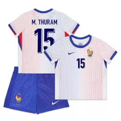 Camisola França M. Thuram 15 Criança Equipamento 2ª Euro 2024 Camisola França M. Thuram 15 Criança Equipamento 2ª Euro 2024
