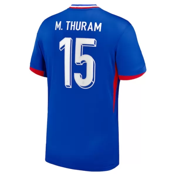 Camisola França M. Thuram 15 Homem Equipamento 1ª Euro 2024