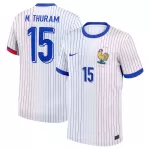 Camisola França M. Thuram 15 Homem Equipamento 2ª Euro 2024