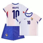 Camisola França Mbappé 10 Criança Equipamento 2ª Euro 2024