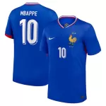 Camisola França Mbappé 10 Homem Equipamento 1ª Euro 2024