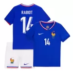 Camisola França Rabiot 14 Criança Equipamento 1ª Euro 2024