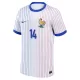 Camisola França Rabiot 14 Homem Equipamento 2ª Euro 2024
