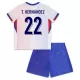 Camisola França T. Hernandez 22 Criança Equipamento 2ª Euro 2024