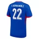 Camisola França T. Hernandez 22 Homem Equipamento 1ª Euro 2024
