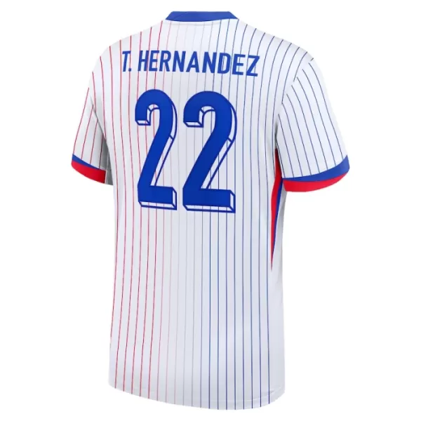 Camisola França T. Hernandez 22 Homem Equipamento 2ª Euro 2024