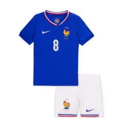 Camisola França Tchouaméni 8 Criança Equipamento 1ª Euro 2024
