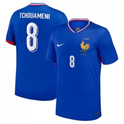 Camisola França Tchouaméni 8 Homem Equipamento 1ª Euro 2024 Camisola França Tchouaméni 8 Homem Equipamento 1ª Euro 2024