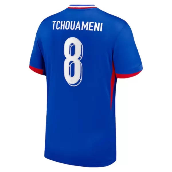 Camisola França Tchouaméni 8 Homem Equipamento 1ª Euro 2024