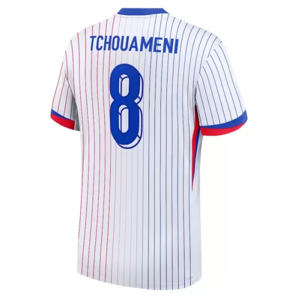 Camisola França Tchouaméni 8 Homem Equipamento 2ª Euro 2024