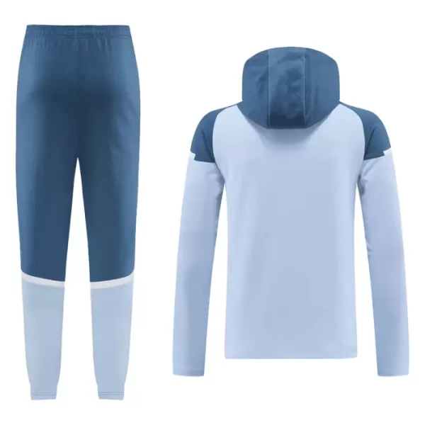 Casaco Capuz Treino Manchester City Homem 2024/25 Azul