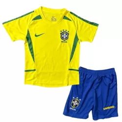 Camisola Brasil 2002-2003 Retrô Criança Equipamento 1ª Camisola Brasil 2002-2003 Retrô Criança Equipamento 1ª