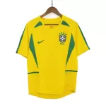 Camisola Brasil 2002-2003 Retrô Homem Equipamento 1ª