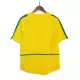 Camisola Brasil 2002-2003 Retrô Homem Equipamento 1ª