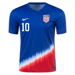 Camisola EUA Pulisic 10 Homem Equipamento 2ª 2024