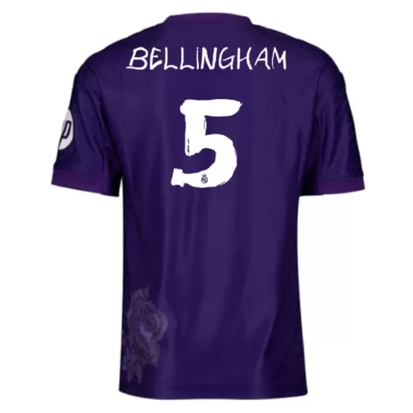 Camisola Real Madrid Bellingham 5 Criança Equipamento 4ª 2023/24