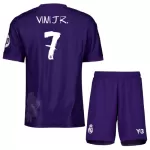 Camisola Real Madrid Vini JR 7 Criança Equipamento 4ª 2023/24