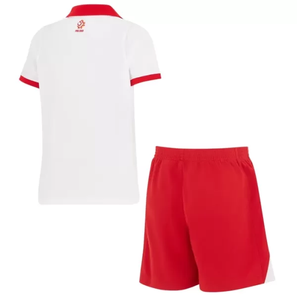 Camisola Polônia Criança Equipamento 1ª Euro 2024