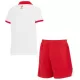 Camisola Polônia Criança Equipamento 1ª Euro 2024
