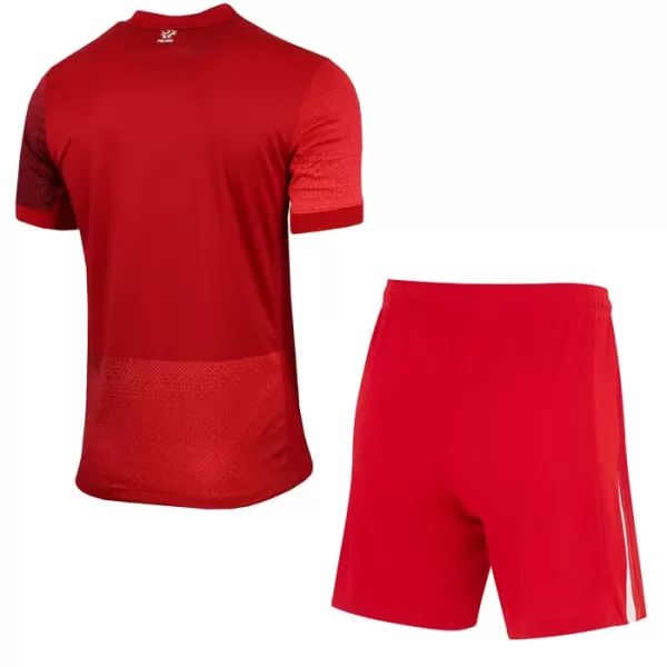 Camisola Polônia Criança Equipamento 2ª Euro 2024