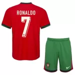 Camisola Portugal Ronaldo 7 Criança Equipamento 1ª Euro 2024