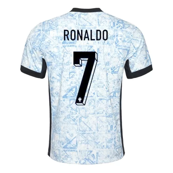 Camisola Portugal Ronaldo 7 Criança Equipamento 2ª Euro 2024