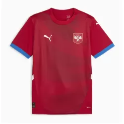 Camisola Sérvia Homem Equipamento 1ª Euro 2024 Camisola Sérvia Homem Equipamento 1ª Euro 2024