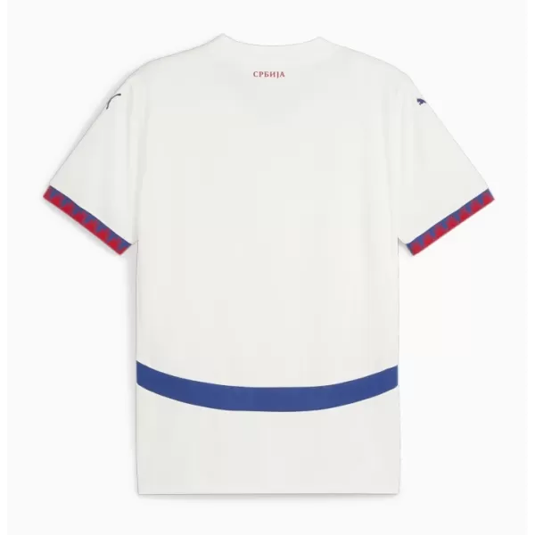 Camisola Sérvia Homem Equipamento 2ª Euro 2024