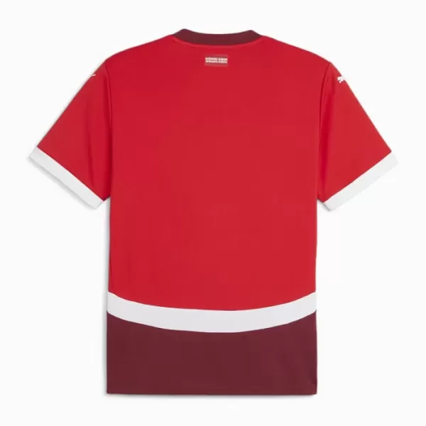 Camisola Suíça Homem Equipamento 1ª Euro 2024