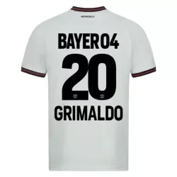 Camisola Bayer Leverkusen Alejandro Grimaldo 20 Homem Equipamento 2ª 2023/24 Camisola Bayer Leverkusen Alejandro Grimaldo 20 Homem Equipamento 2ª 2023/24