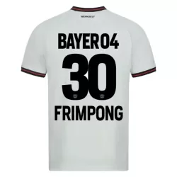 Camisola Bayer Leverkusen Jeremie Frimpong 30 Homem Equipamento 2ª 2023/24 Camisola Bayer Leverkusen Jeremie Frimpong 30 Homem Equipamento 2ª 2023/24