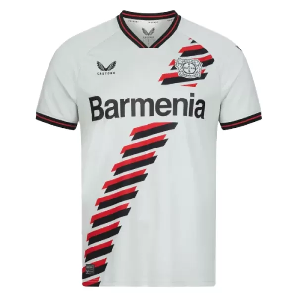 Camisola Bayer Leverkusen Jeremie Frimpong 30 Homem Equipamento 2ª 2023/24
