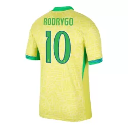 Camisola Brasil Rodrygo 10 Homem Equipamento 1ª 2024
