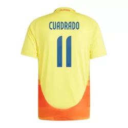 Camisola Colômbia Juan Cuadrado 11 Homem Equipamento 1ª 2024 Camisola Colômbia Juan Cuadrado 11 Homem Equipamento 1ª 2024