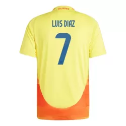 Camisola Colômbia Luis Díaz 7 Homem Equipamento 1ª 2024 Camisola Colômbia Luis Díaz 7 Homem Equipamento 1ª 2024