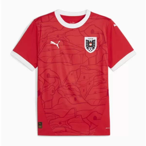 Camisola Áustria Criança Equipamento 1ª Euro 2024