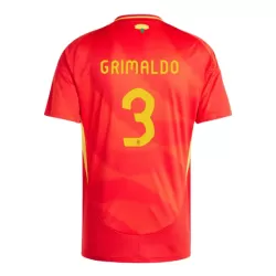 Camisola Espanha Alejandro Grimaldo 3 Homem Equipamento 1ª Euro 2024 Camisola Espanha Alejandro Grimaldo 3 Homem Equipamento 1ª Euro 2024