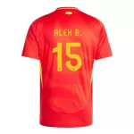 Camisola Espanha Alex Baena 15 Homem Equipamento 1ª Euro 2024