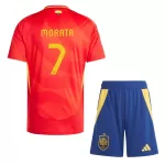 Camisola Espanha Alvaro Morata 7 Criança Equipamento 1ª Euro 2024
