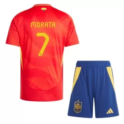 Camisola Espanha Alvaro Morata 7 Criança Equipamento 1ª Euro 2024 Camisola Espanha Alvaro Morata 7 Criança Equipamento 1ª Euro 2024