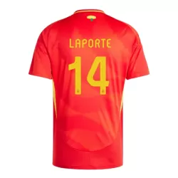 Camisola Espanha Aymeric Laporte 14 Homem Equipamento 1ª Euro 2024 Camisola Espanha Aymeric Laporte 14 Homem Equipamento 1ª Euro 2024