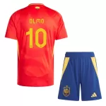 Camisola Espanha Dani Olmo 10 Criança Equipamento 1ª Euro 2024