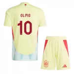 Camisola Espanha Dani Olmo 10 Criança Equipamento 2ª Euro 2024