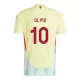 Camisola Espanha Dani Olmo 10 Criança Equipamento 2ª Euro 2024