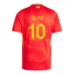 Camisola Espanha Dani Olmo 10 Homem Equipamento 1ª Euro 2024 Camisola Espanha Dani Olmo 10 Homem Equipamento 1ª Euro 2024