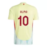 Camisola Espanha Dani Olmo 10 Homem Equipamento 2ª Euro 2024