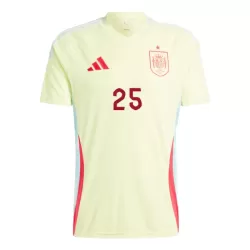Camisola Espanha Dani Vivian 25 Homem Equipamento 2ª Euro 2024
