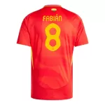 Camisola Espanha Fabian Ruiz 8 Homem Equipamento 1ª Euro 2024