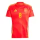 Camisola Espanha Fabian Ruiz 8 Homem Equipamento 1ª Euro 2024