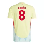 Camisola Espanha Fabian Ruiz 8 Homem Equipamento 2ª Euro 2024
